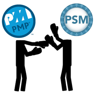 Project Management Professional vs Professional Scrum Master.